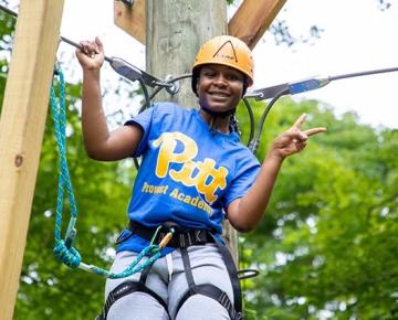 Provost Academy Camp zip line